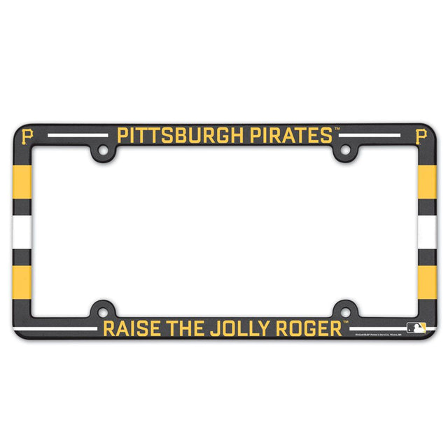 Pittsburgh Pirates License Plate Frame Plastic Full Color Style