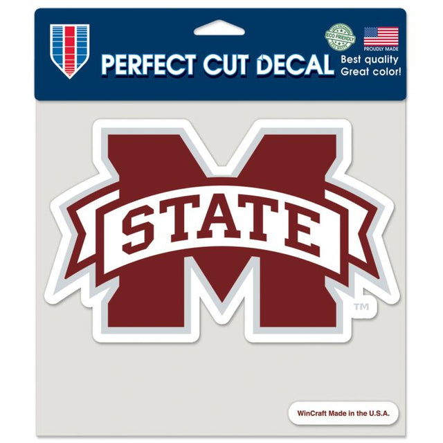 Mississippi State Bulldogs Perfect Cut Color Decal 8" x 8"