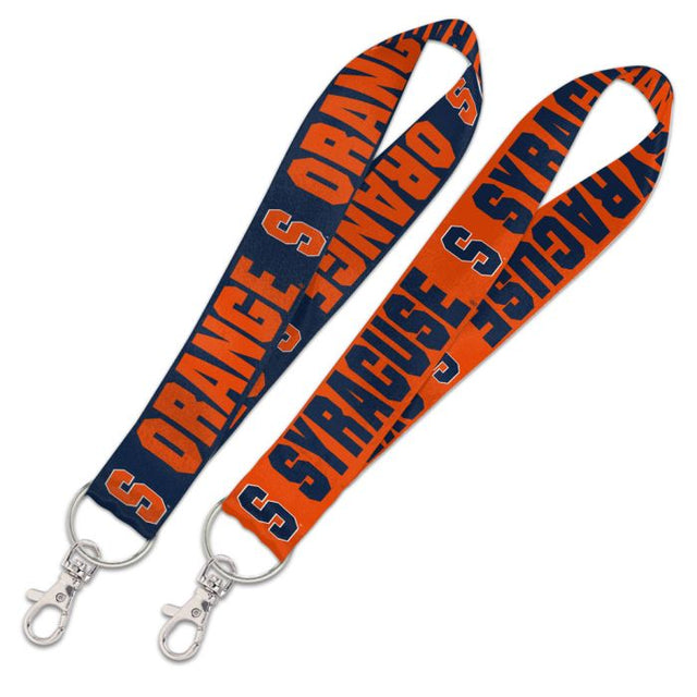 Syracuse Orange Lanyard Key Strap 1"