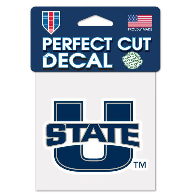 Utah State Aggies LOGO Perfect Cut Color Decal 4" x 4"