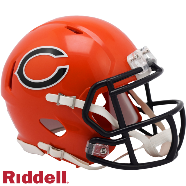 Chicago Bears Helmet Riddell Replica Mini Speed Style On-Field Alternate