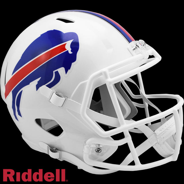 Réplica de casco de los Buffalo Bills de Riddell en tamaño completo y estilo Speed