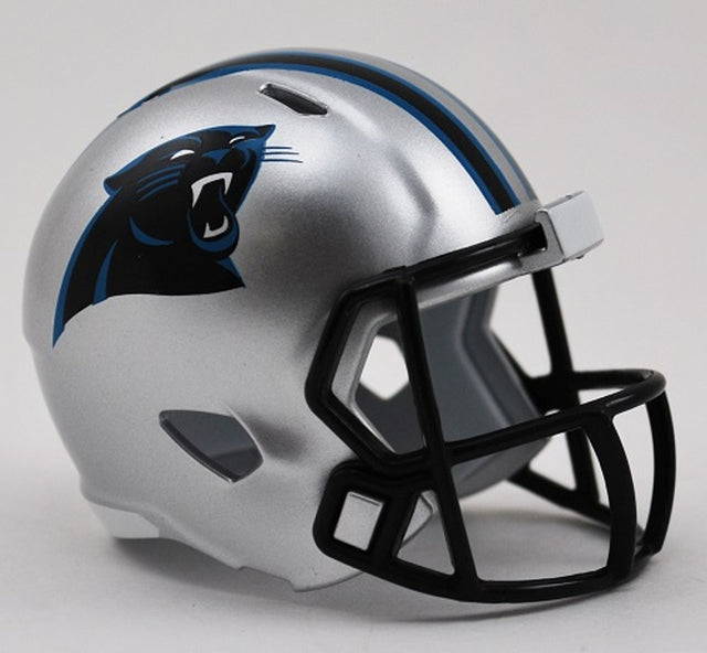 Casco de los Carolina Panthers Riddell Pocket Pro Speed ​​Style