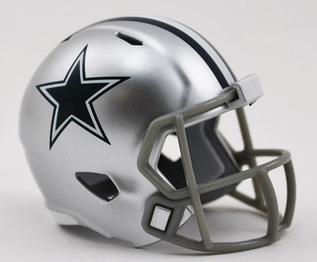 Casco Riddell Pocket Pro Speed ​​Style de los Dallas Cowboys