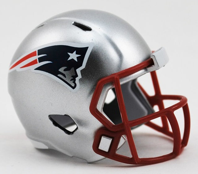 Casco Riddell Pocket Pro Speed ​​Style de los New England Patriots