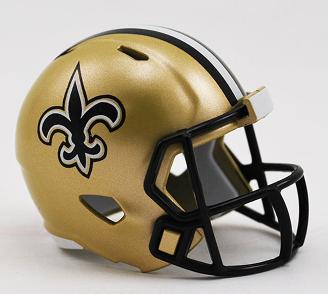 Casco Riddell Pocket Pro Speed ​​Style de los New Orleans Saints