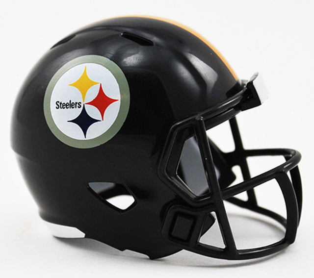 Casco de los Pittsburgh Steelers Riddell Pocket Pro Speed ​​Style