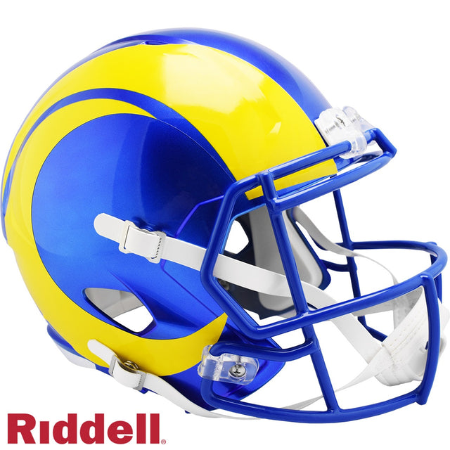 洛杉矶公羊队头盔 Riddell 复制品 全尺寸 Speed Style 2020