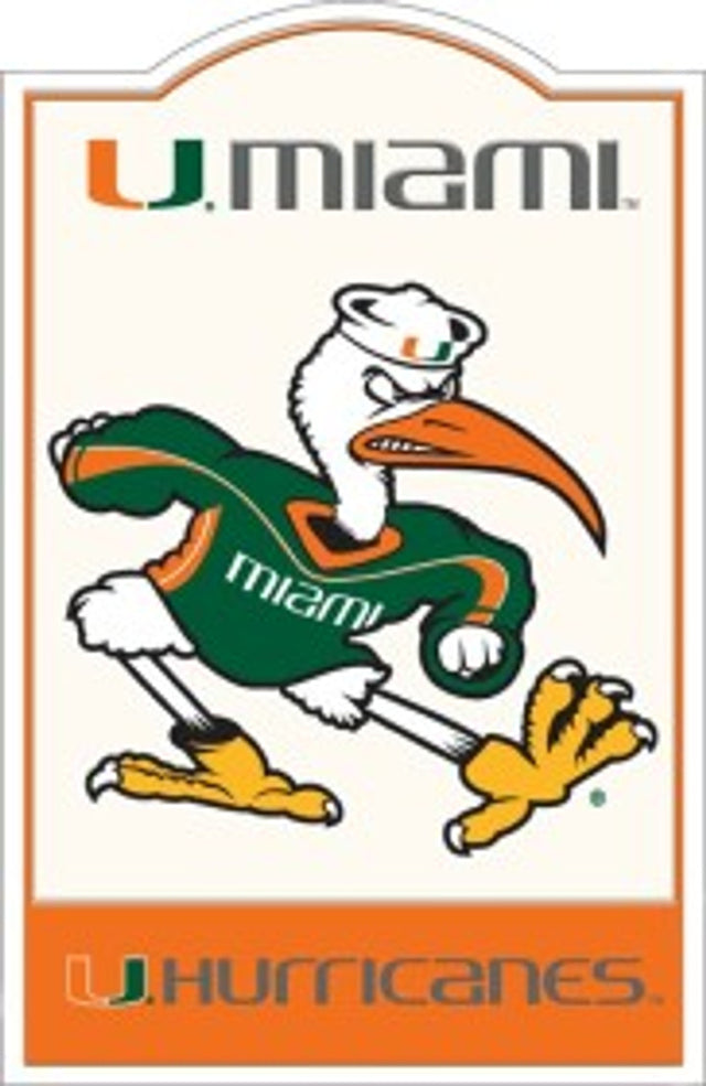 Los Miami Hurricanes firman un cartel de metal nostálgico CO