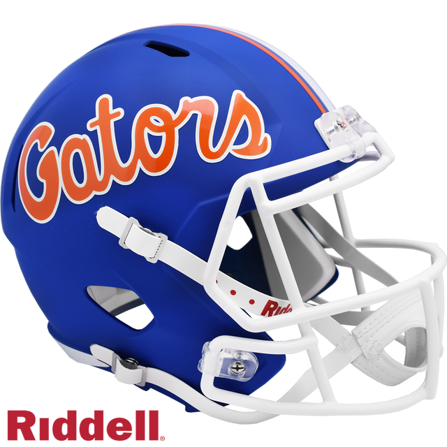 Florida Gators Helmet Riddell Replica Full Size Speed Style Blue