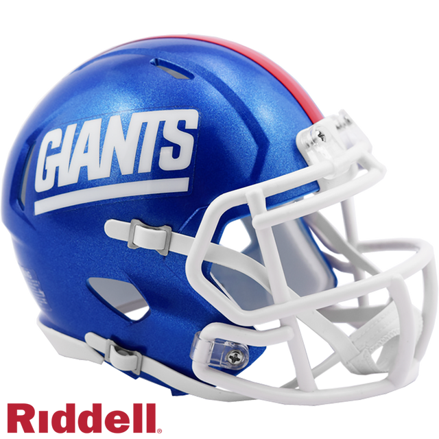 纽约巨人队头盔 Riddell 复制品 迷你 Speed Style Color Rush