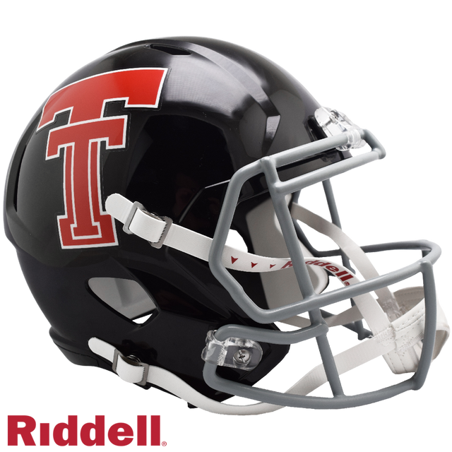 Réplica de casco Riddell de los Texas Tech Red Raiders, estilo Speed, tamaño completo, retro