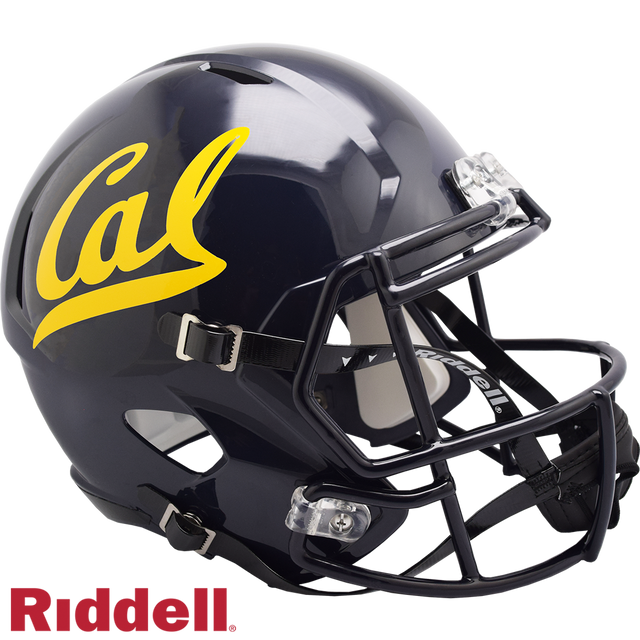 California Golden Bears Helmet Riddell Replica Full Size Speed Style Blue