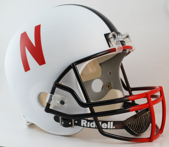 Nebraska Cornhuskers Riddell Deluxe Replica Helmet - Alternate White