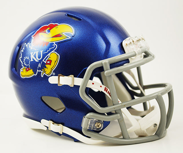 Réplica de casco Riddell Mini Speed ​​Style de los Kansas Jayhawks