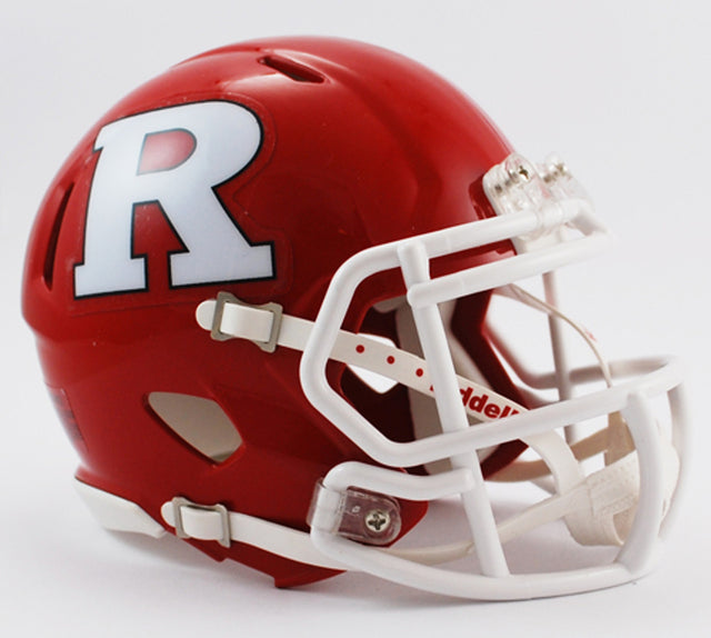 Casco mini de velocidad de los Scarlet Knights de Rutgers