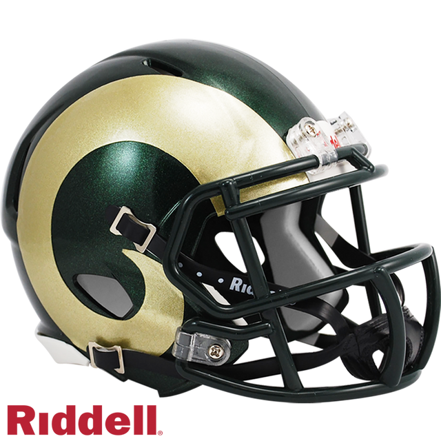 科罗拉多州公羊队头盔 Riddell 复制品迷你速度款