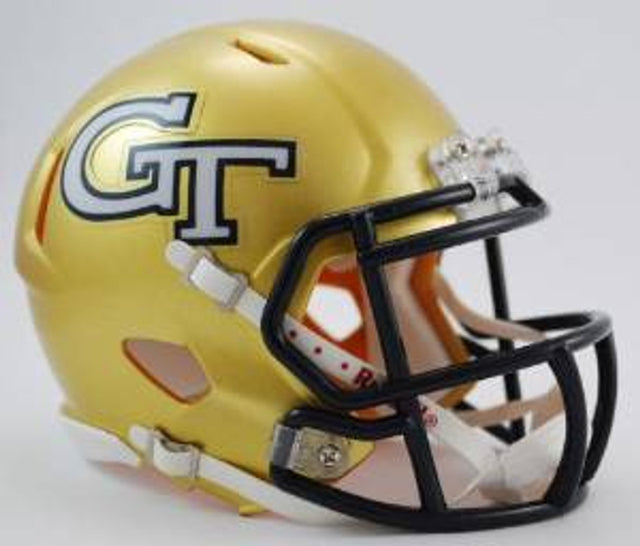 Casco mini Speed ​​de los Yellow Jackets de Georgia Tech