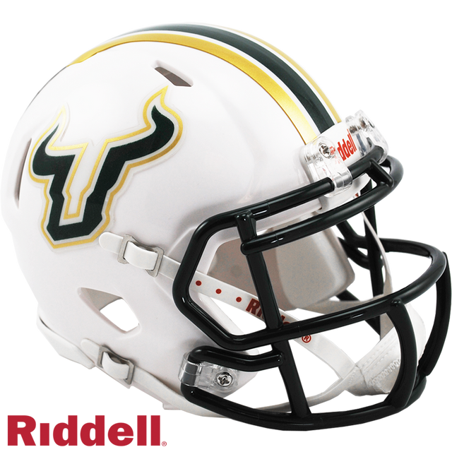 Réplica de casco Riddell Mini Speed ​​Style de los South Florida Bulls