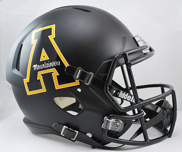 Réplica de casco Riddell de tamaño completo de Appalachian State Mountaineers Speed ​​Style