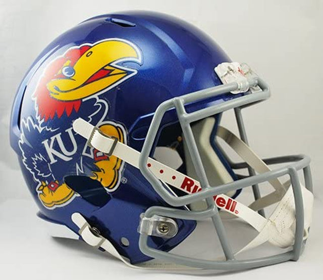 Réplica de casco de velocidad de lujo de los Kansas Jayhawks