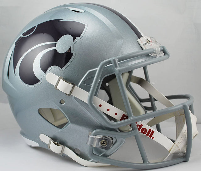 Réplica de casco Riddell de Kansas State Wildcats, tamaño completo, estilo Speed