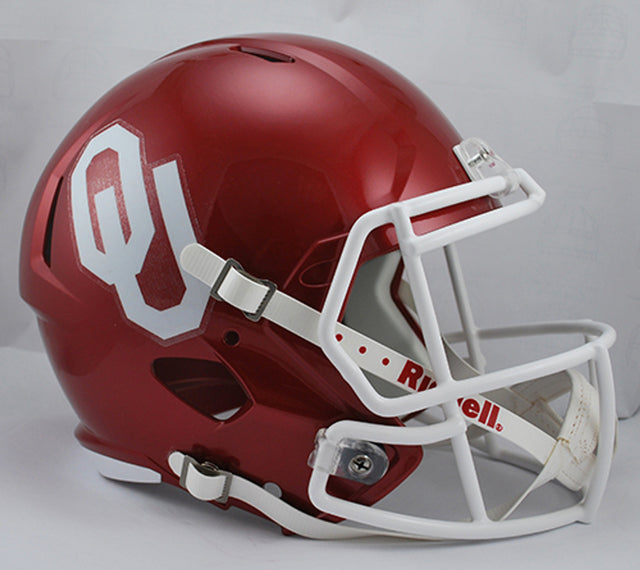 Réplica de casco Riddell de Oklahoma Sooners en tamaño completo, estilo Speed