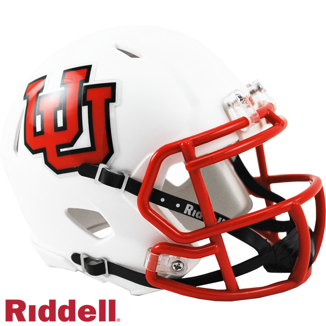 Réplica de casco Riddell de los Utah Utes, estilo mini Speed, estilo retro