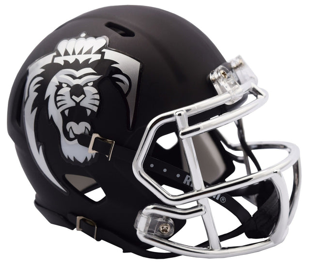 Old Dominion Monarchs 头盔 - Riddell Replica Mini - Speed Style - 哑光黑色