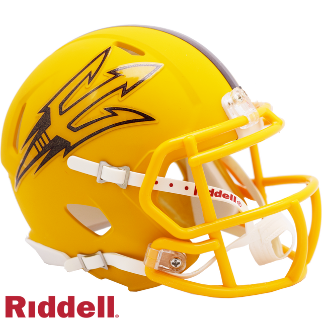 Réplica de casco Riddell Mini Speed ​​Style de Arizona State Sun Devils, dorado