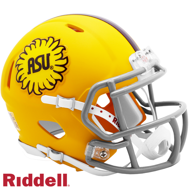 Réplica de casco Riddell Mini Speed ​​Style de los Arizona State Sun Devils, estilo retro de 1975