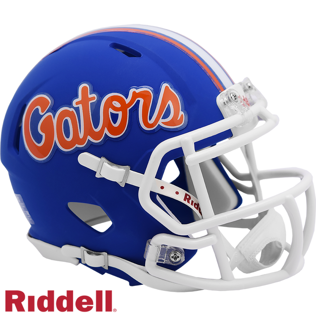 Casco Florida Gators Riddell Replica Mini Speed ​​Style Azul