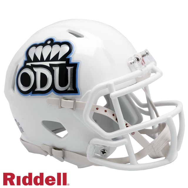 Casco Old Dominion Monarchs réplica Riddell Mini Speed ​​Style blanco