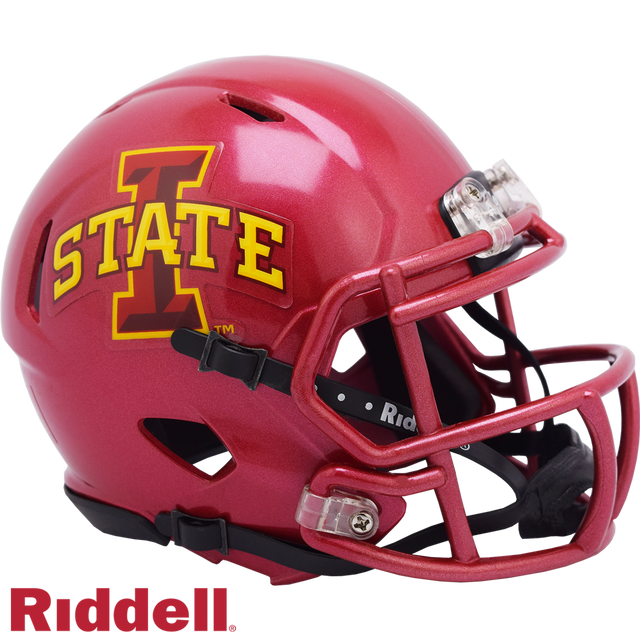 Iowa State Cyclones Helmet Riddell Replica Mini Speed Style Cardinal