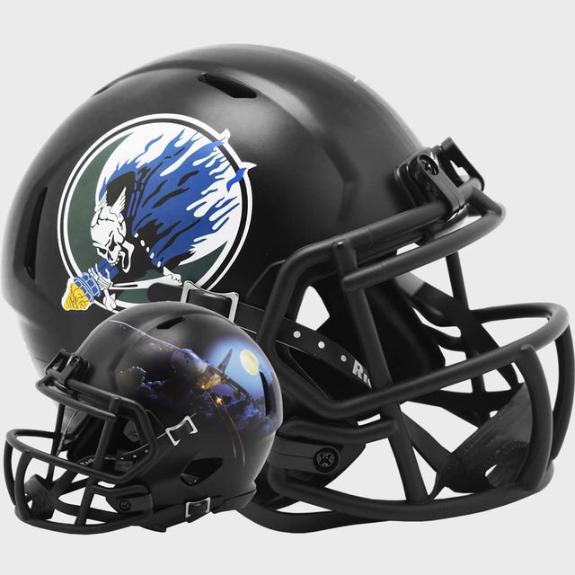 Réplica del casco Air Force Falcons de Riddell, estilo mini Speed, diseño espeluznante