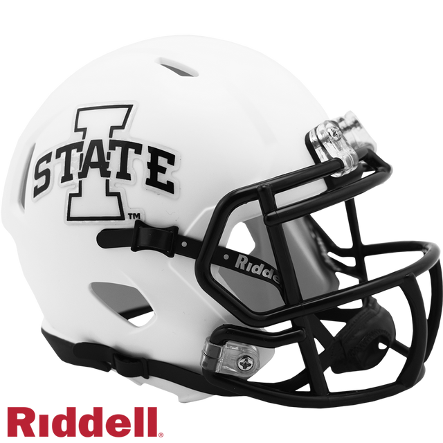 Casco Iowa State Cyclones réplica Riddell Mini Speed ​​Style blanco