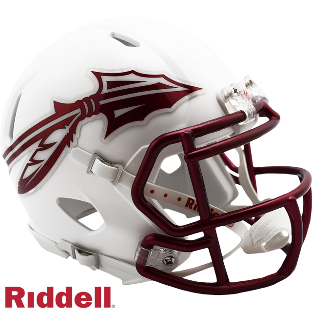 Casco Florida State Seminoles Riddell Replica Mini Speed ​​Style Blanco 2023