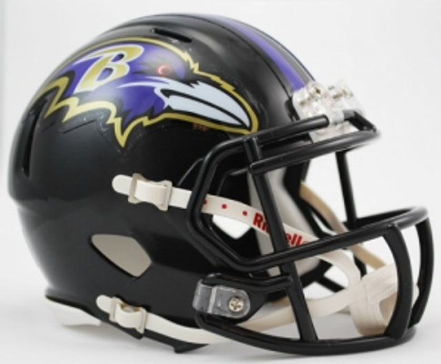 Casco mini de velocidad de los Baltimore Ravens