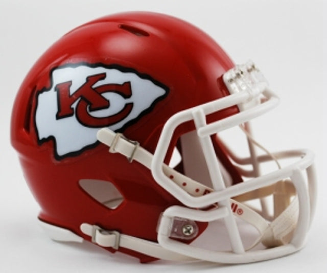 Mini casco de velocidad de los Kansas City Chiefs