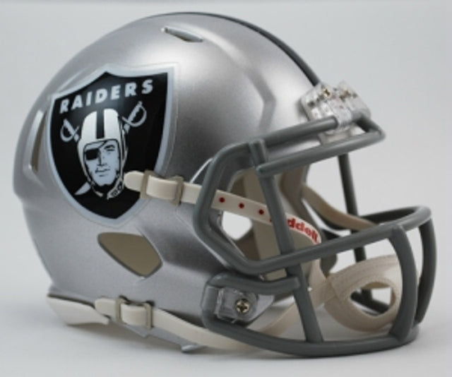 Casco mini Speed ​​de los Raiders de Las Vegas