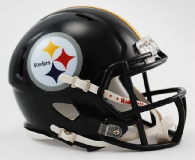 Casco mini de velocidad de los Pittsburgh Steelers