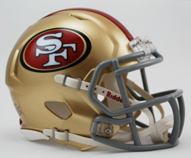 Casco Speed ​​Mini de los San Francisco 49ers