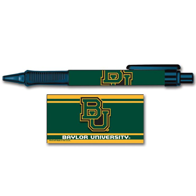 Paquete de 3 bolígrafos con pinza de los Baylor Bears