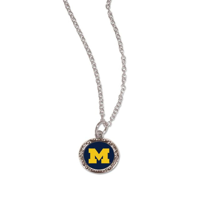 Pulsera de los Wolverines de Michigan con dijes, joyería en cartulina