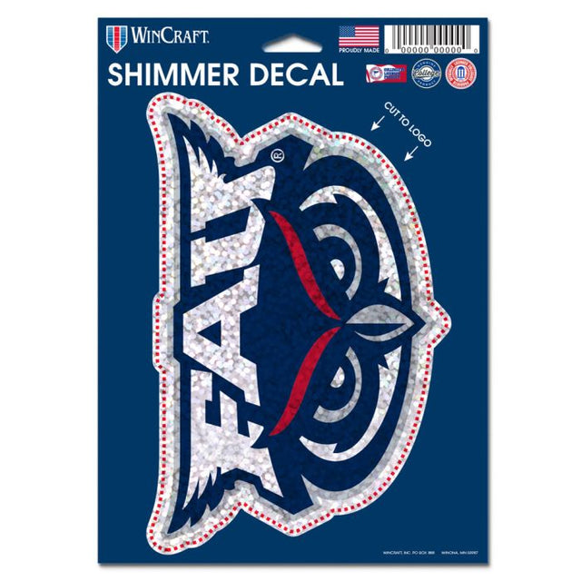 Florida Atlantic Owls Shimmer Decals 5" x 7"