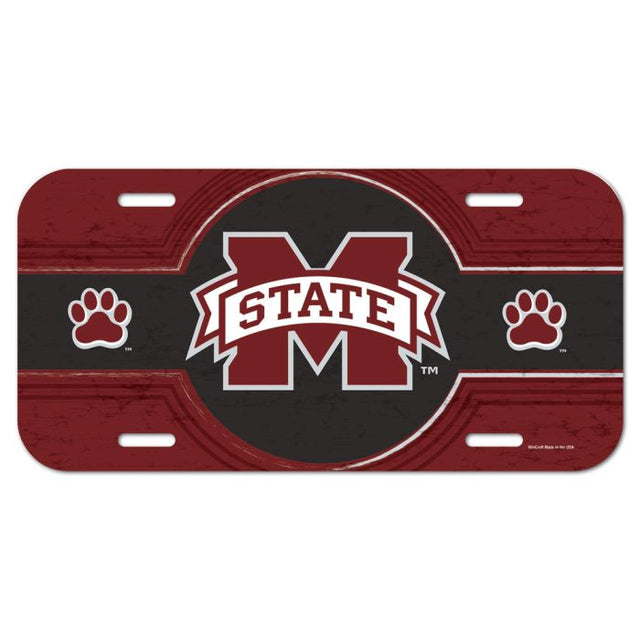 Mississippi State Bulldogs License Plate