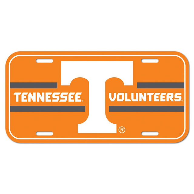 Matrícula de plástico de los Tennessee Volunteers