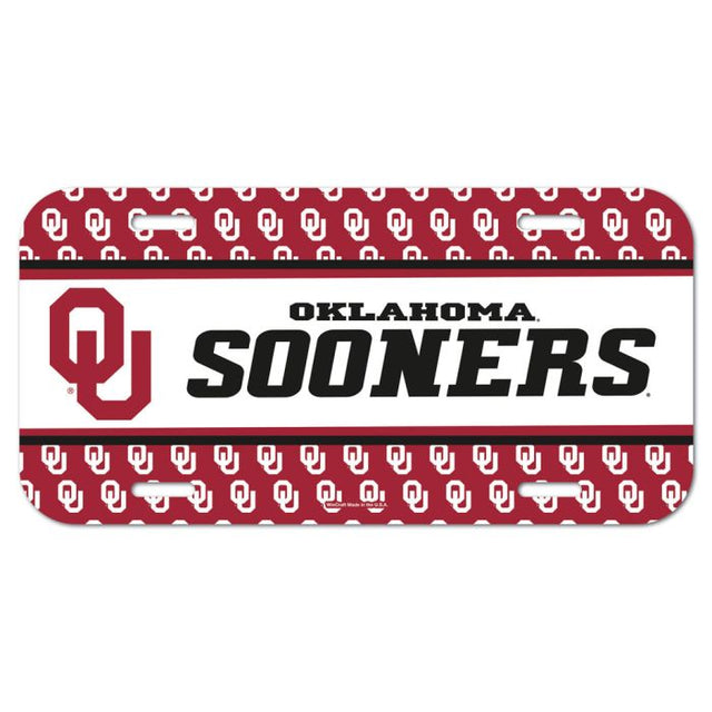 Oklahoma Sooners License Plate