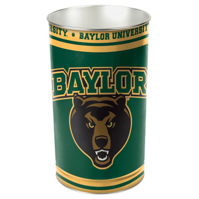 Papelera cónica de los Baylor Bears de 15" de alto