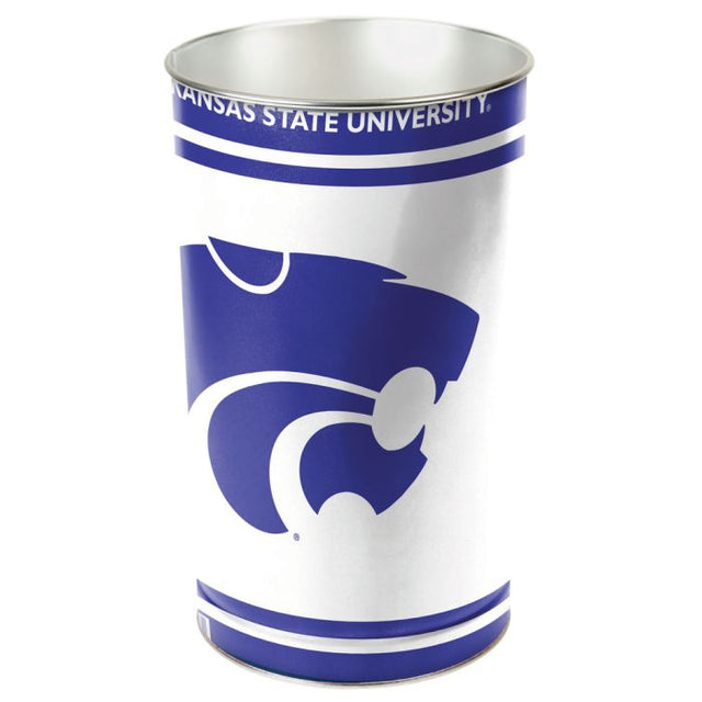 Papelera cónica de 15" de alto de Kansas State Wildcats